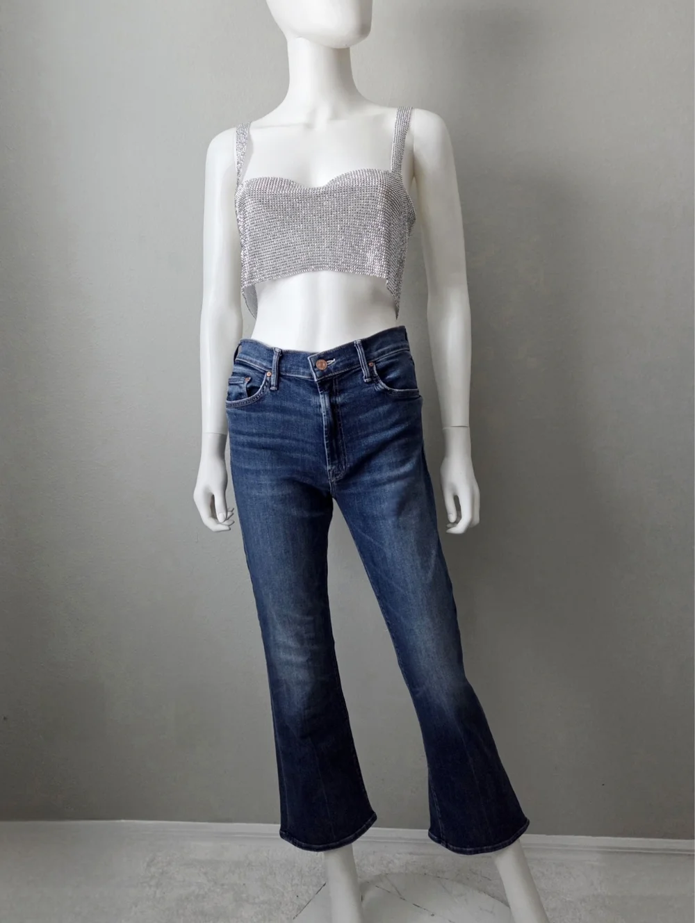 MOTHER The Outsider Ankle Jeans, Walking On Coals Wash, Size 30 - Picture 3 of 16
